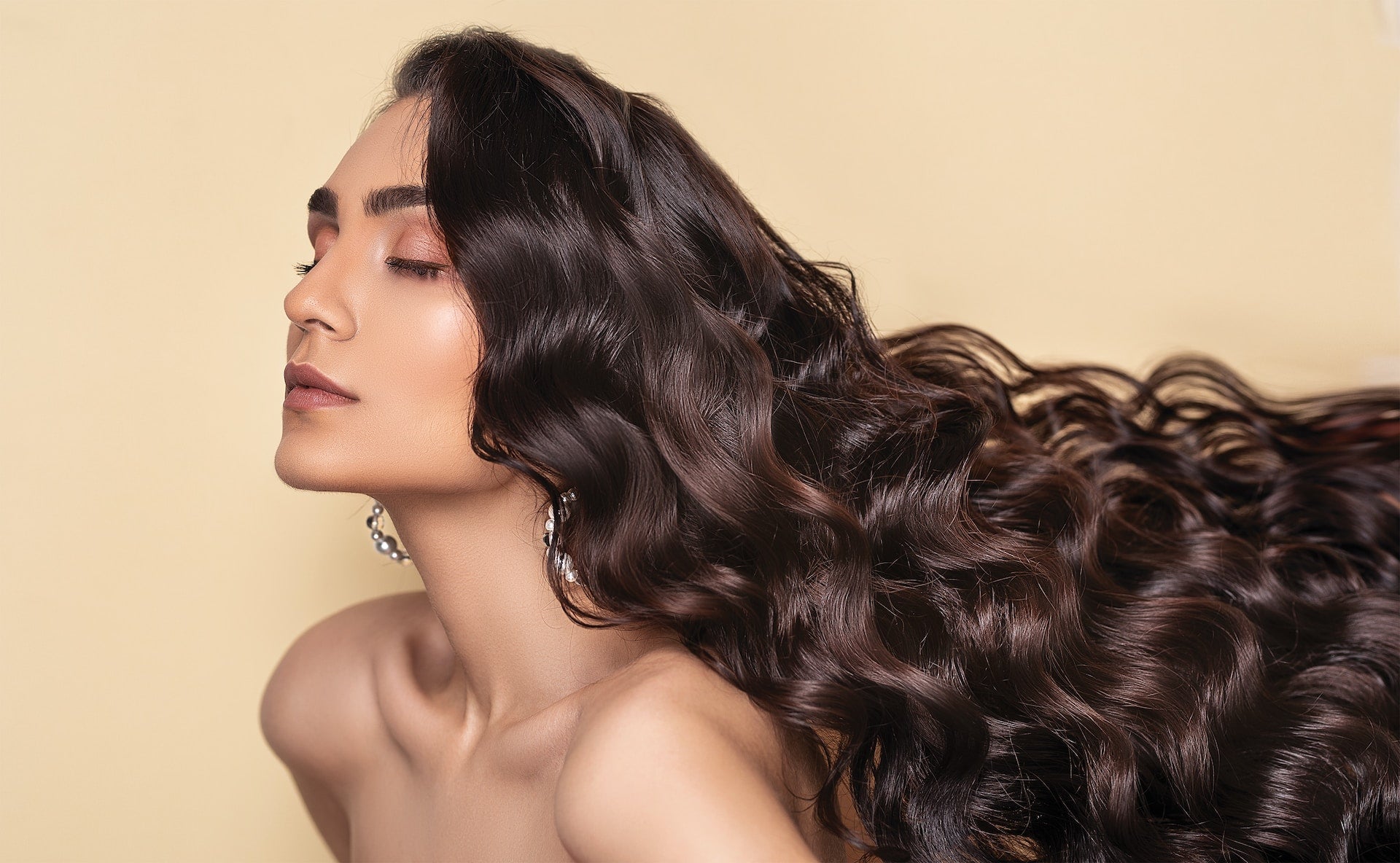 Woman with great hair
